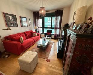 Wohnzimmer von Wohnung zum verkauf in Boqueixón mit Heizung, Abstellraum und Ofen