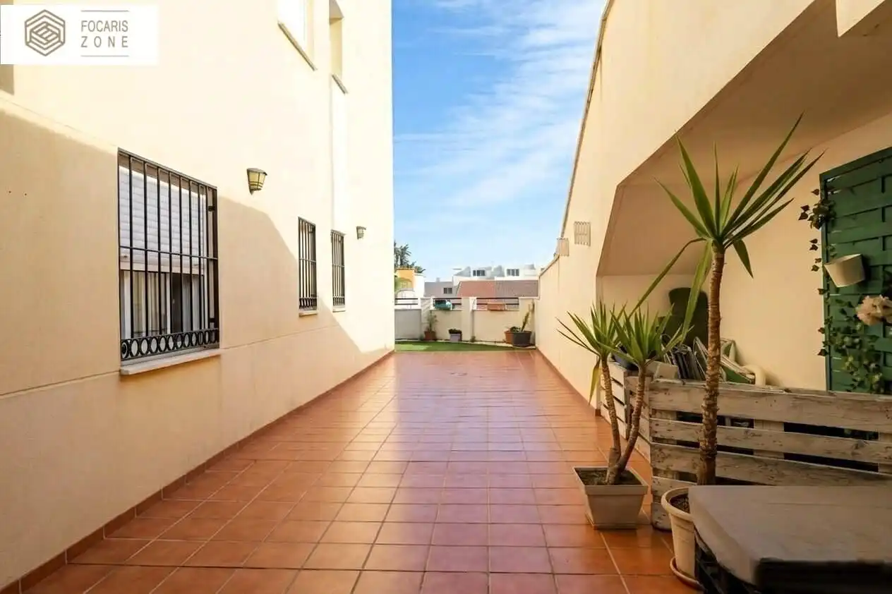 Terraza de Dúplex en venta en Benalmádena con Aire acondicionado, Jardín privado y Terraza