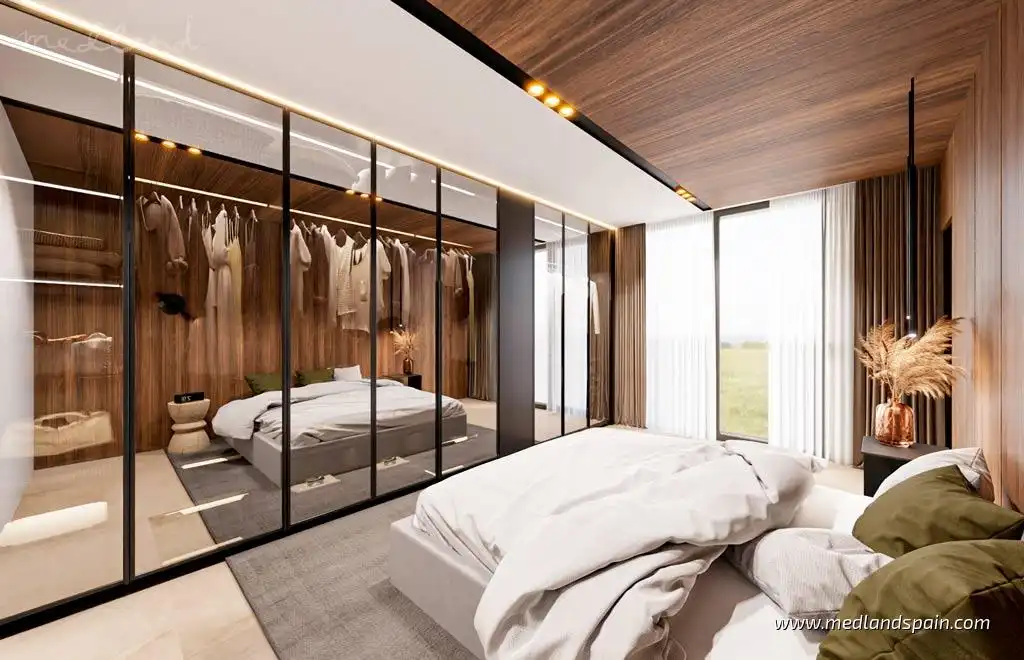 Bedroom of Houses for sale in Orihuela  with Air Conditioner, Heating and Private garden