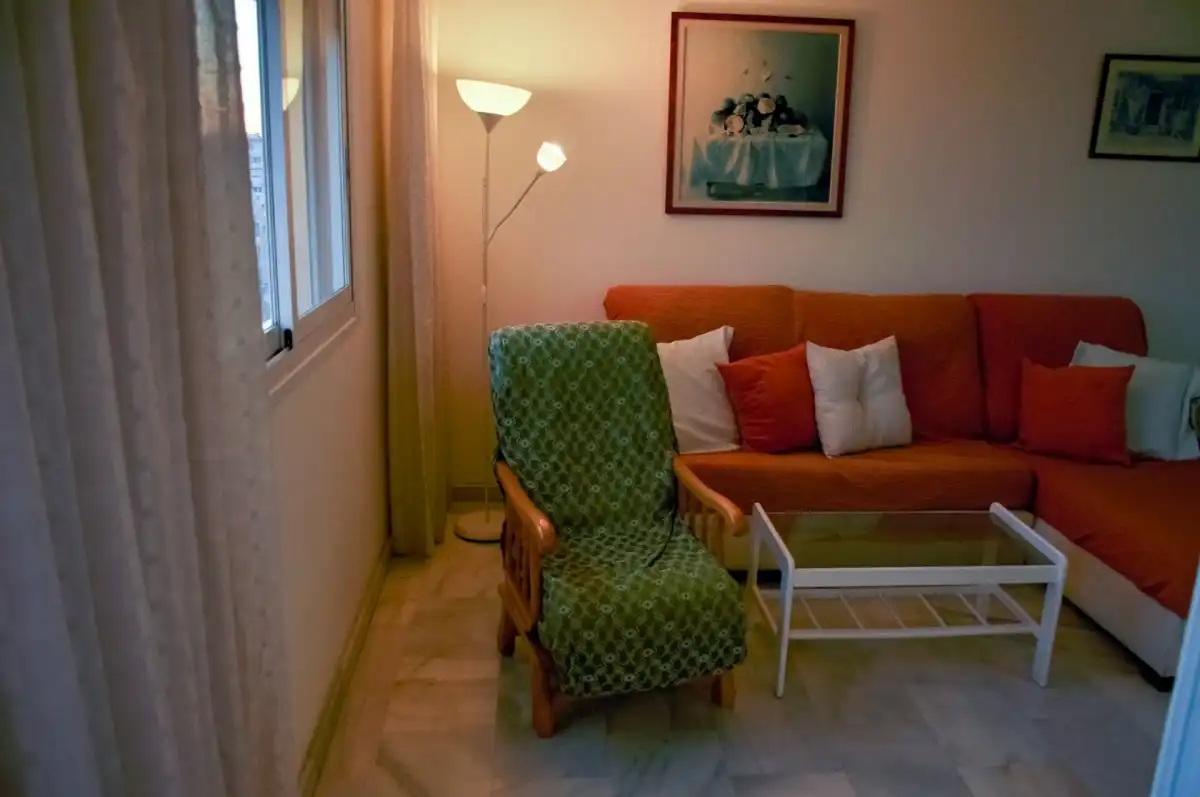 Living room of Flat for sale in Málaga  with Balcony