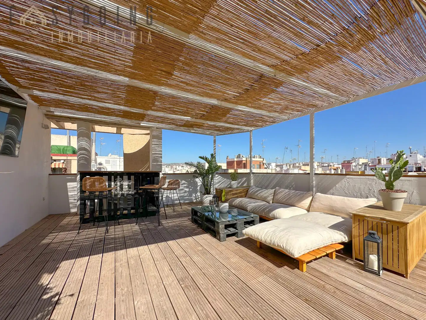 Terraza de Ático en venta en Elche / Elx con Aire acondicionado, Terraza y Amueblado