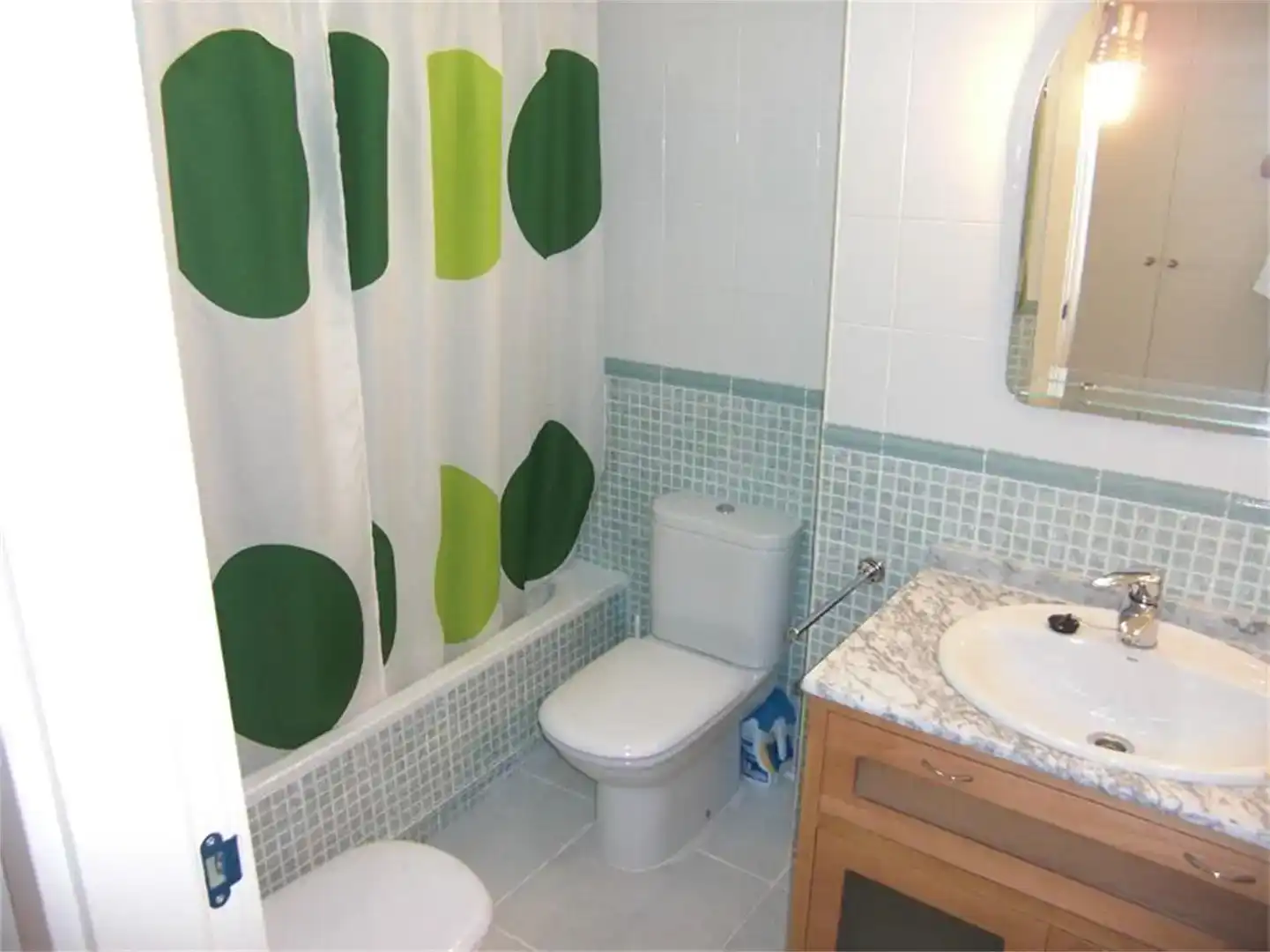 Bathroom of Apartments for rent in Vera  with Air Conditioner, Private garden and Swimming Pool