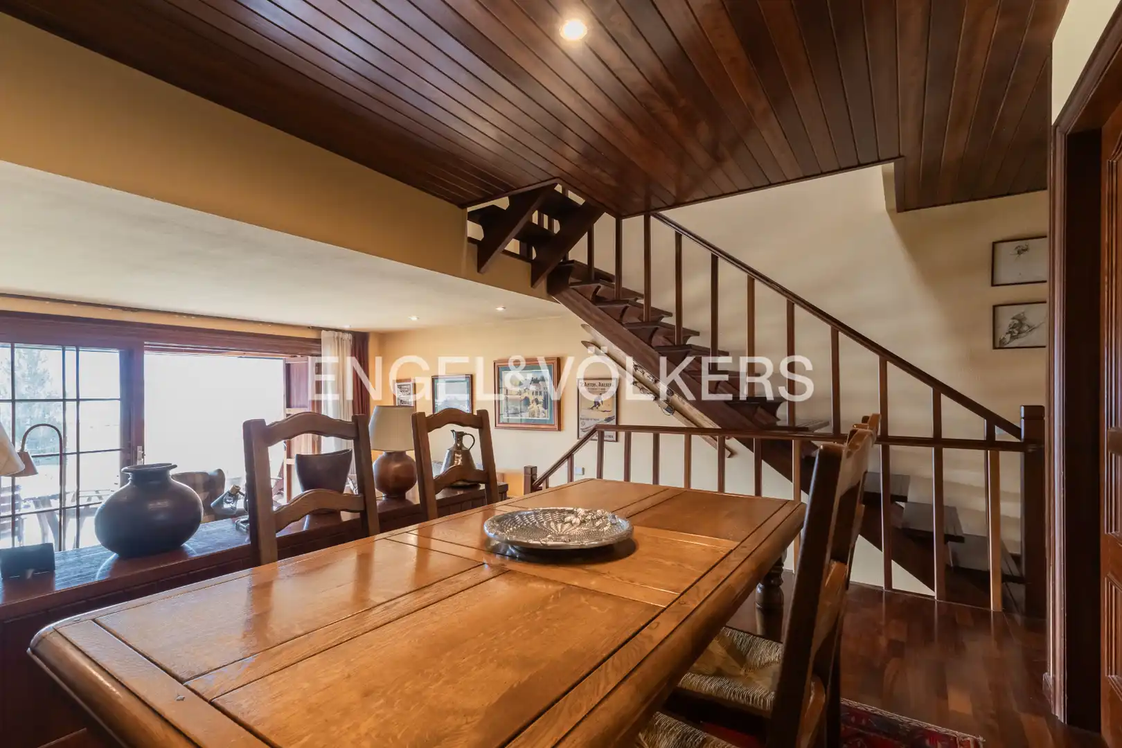 Dining room of Detached homes for sale in Llívia  with Heating, Parquet flooring and Terrace