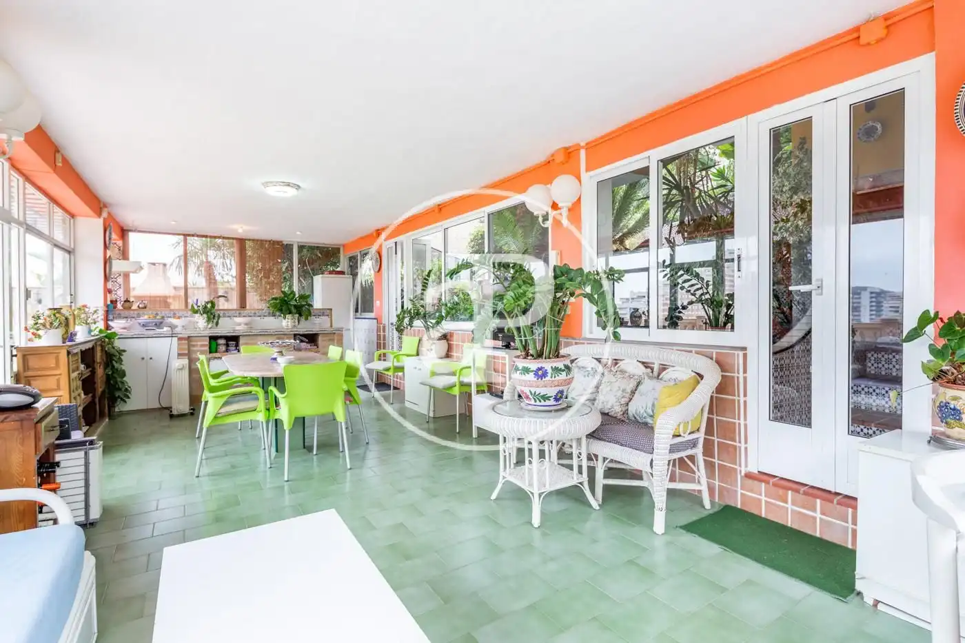 Garden of Houses for sale in Cullera  with Air Conditioner, Heating and Private garden
