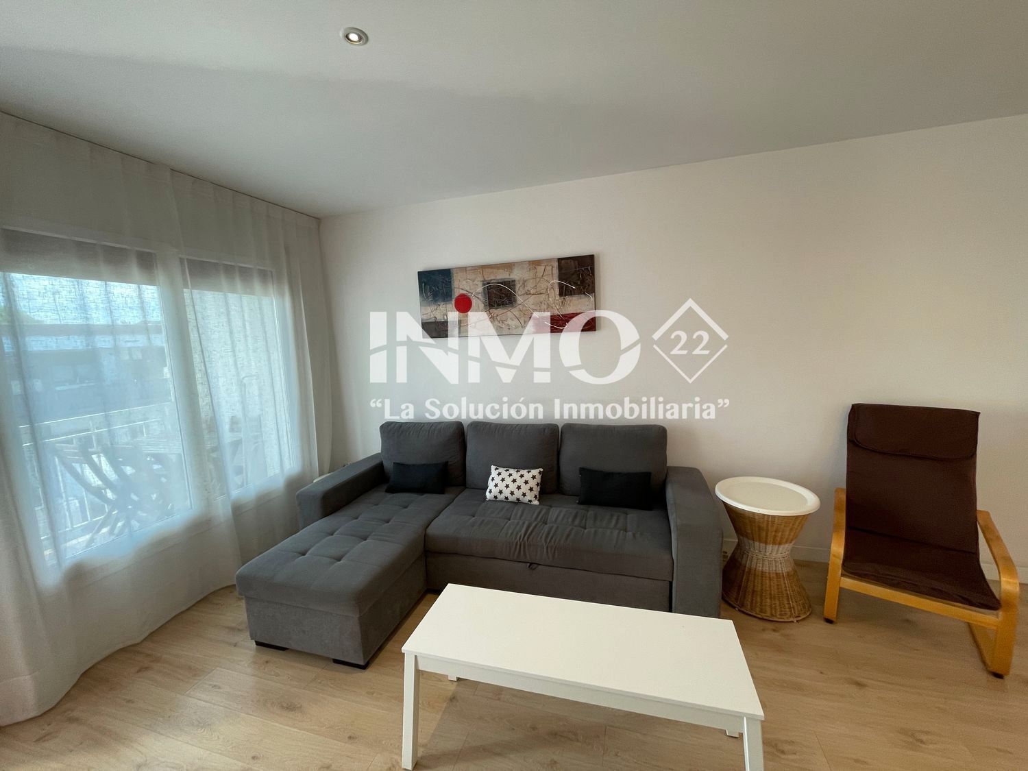 Living room of Apartment for sale in Cambrils  with Air Conditioner, Parquet flooring and Terrace
