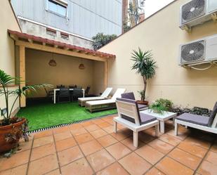 Terrace of Duplex to rent in  Barcelona Capital  with Air Conditioner, Private garden and Parquet flooring