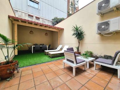 Terrace of Duplex to rent in  Barcelona Capital  with Air Conditioner, Private garden and Parquet flooring