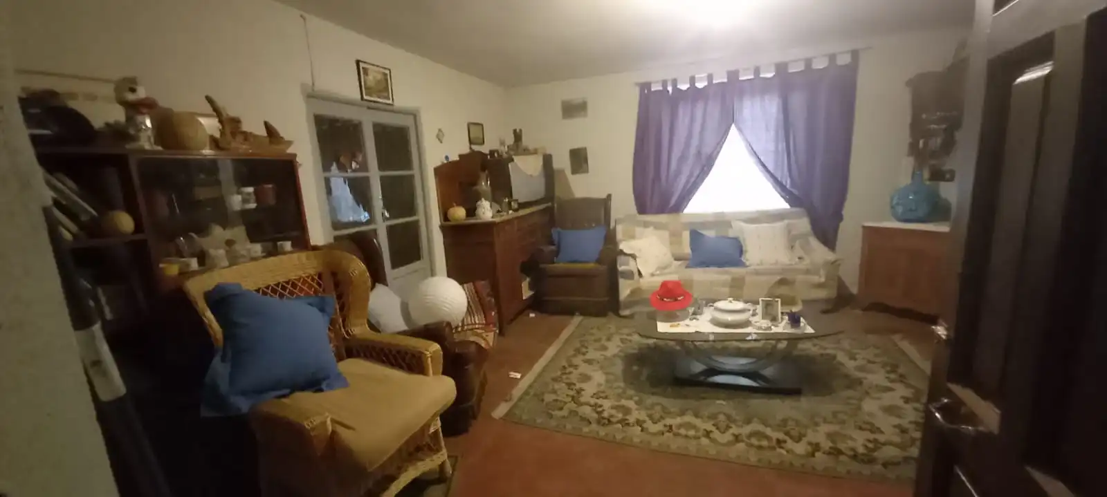 Living room of Houses for sale in Villavaquerín  with Furnished