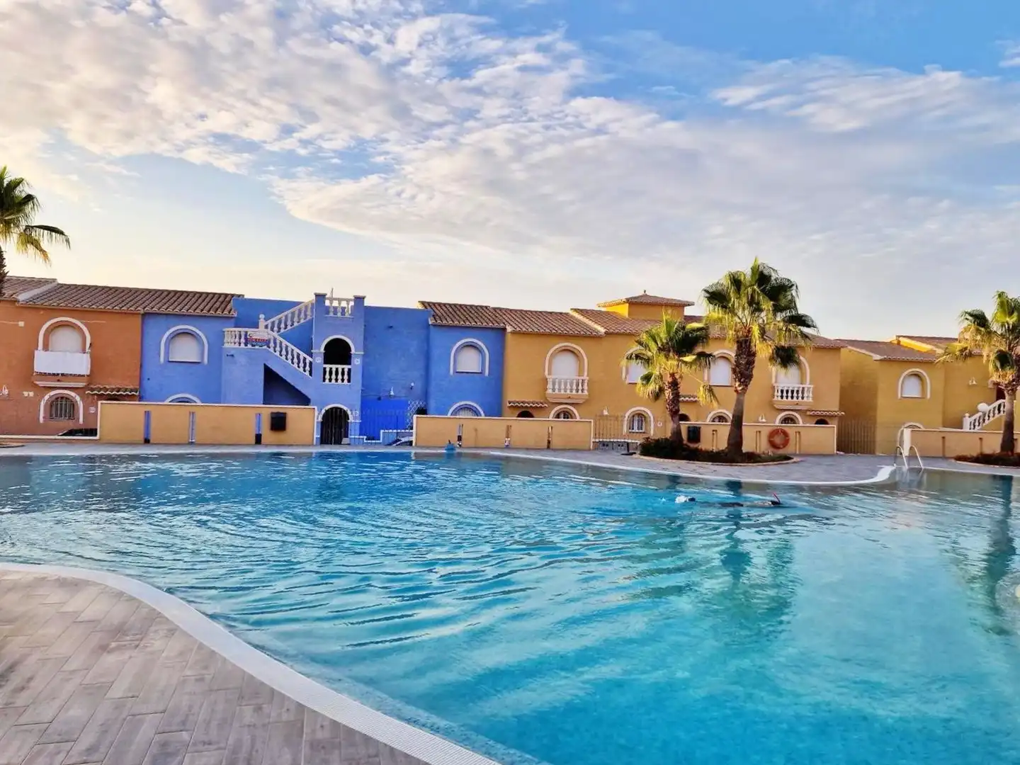 Piscina de Apartamento de alquiler en Benitachell / El Poble Nou de Benitatxell con Aire acondicionado, Calefacción y Terraza