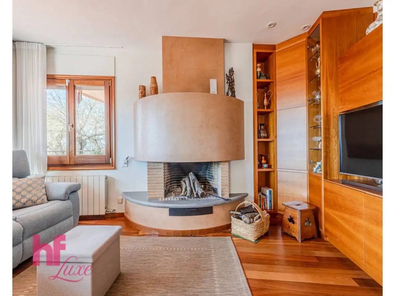 Wohnzimmer von Haus oder Chalet zum Verkauf in Granollers mit Heizung, Privatgarten und Parkett