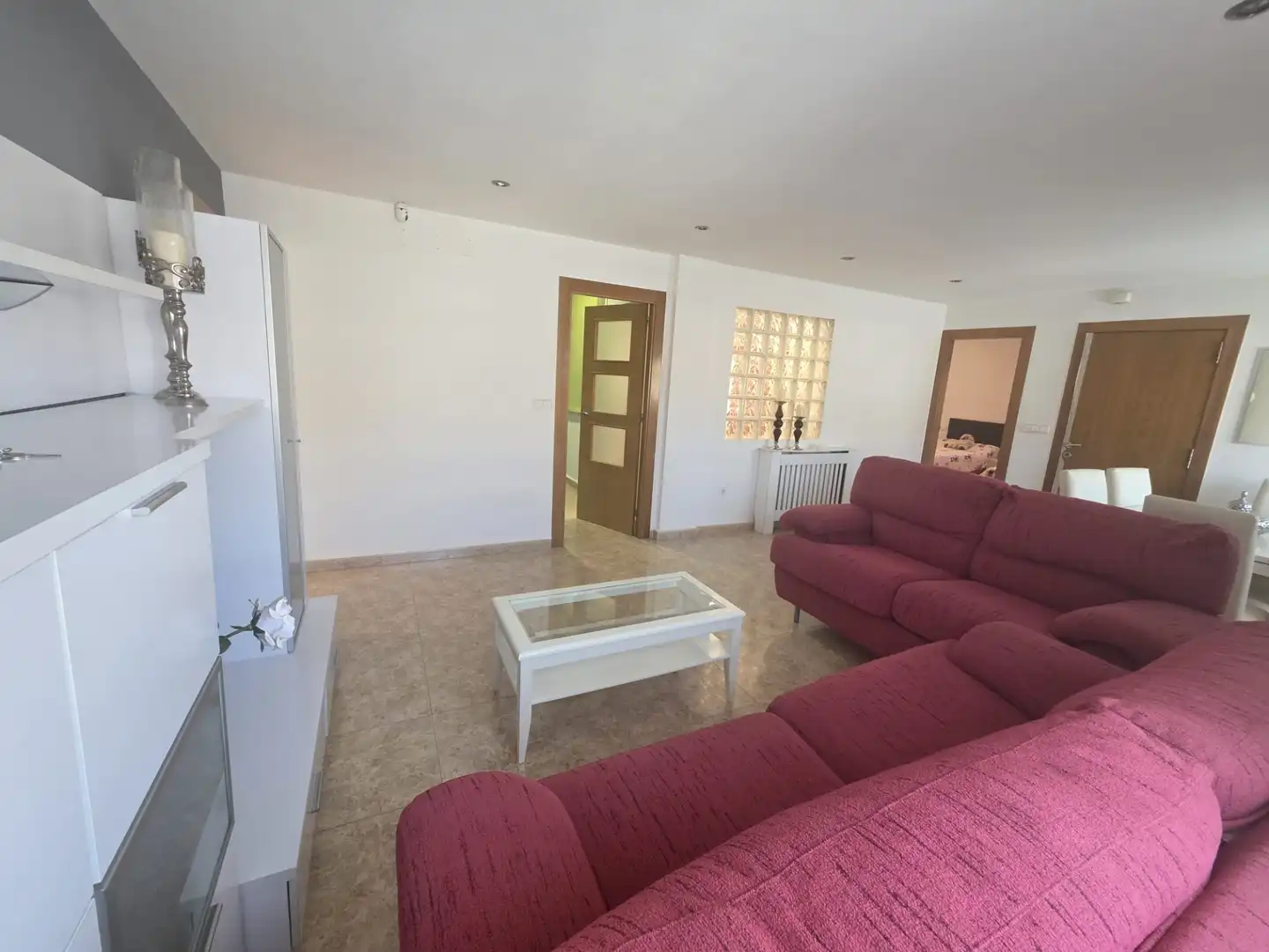Sala d'estar de Planta baixa en venda en San Javier amb Aire condicionat, Calefacció i Jardí privat
