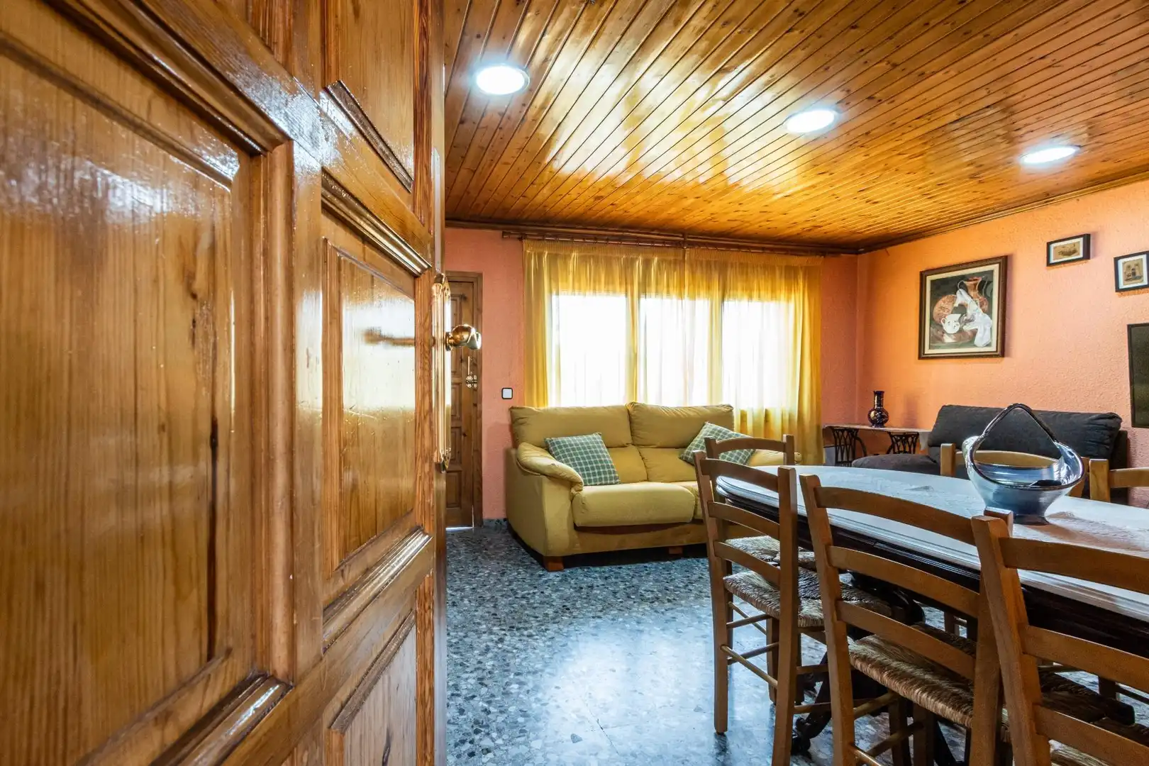Sala de estar de Casa o chalet en venta en Sabadell con Aire acondicionado, Calefacción y Terraza