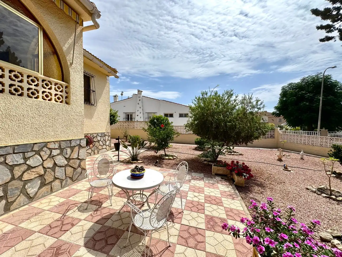 Terrasse von Haus oder Chalet zur Miete in Rojales mit Klimaanlage, Heizung und Privatgarten