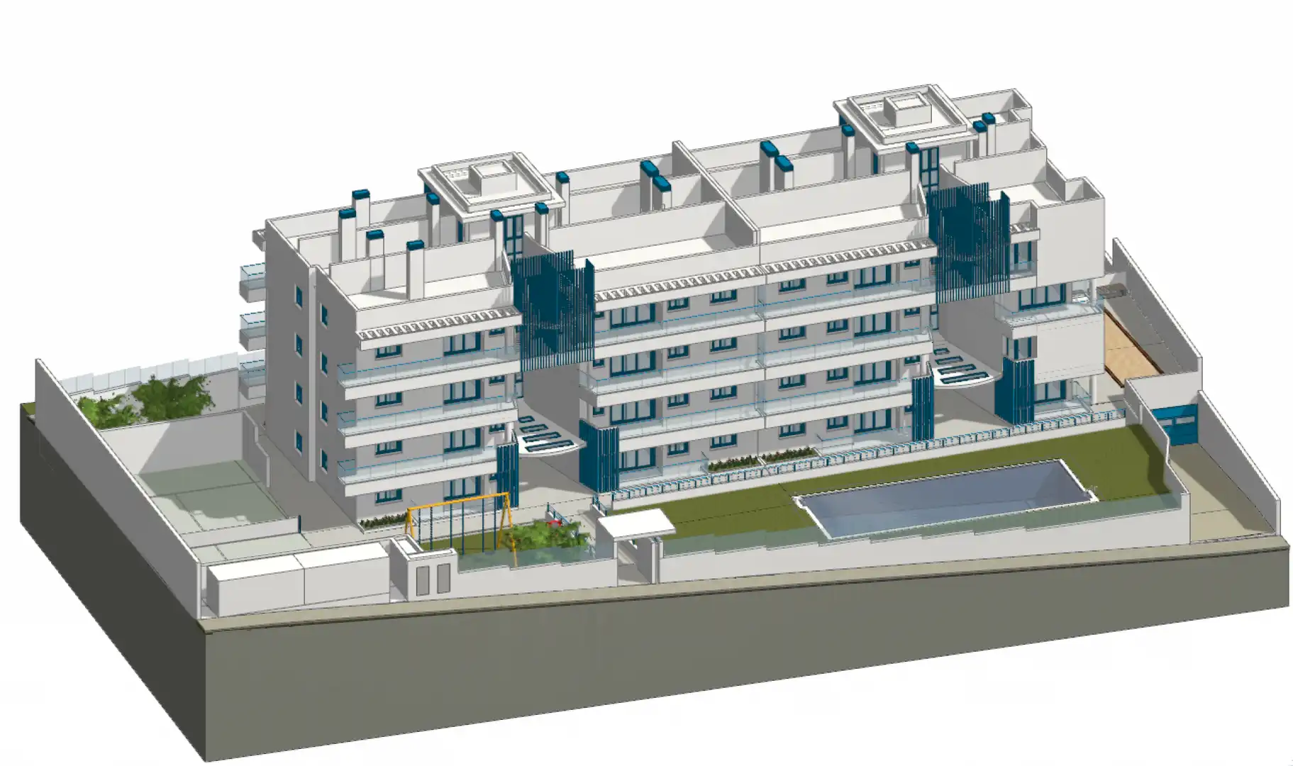 Außenansicht von Wohnung zum Verkauf in Torrox mit Klimaanlage, Heizung und Terrasse