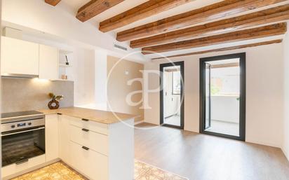 Kitchen of Flat for sale in  Barcelona Capital  with Air Conditioner, Heating and Terrace