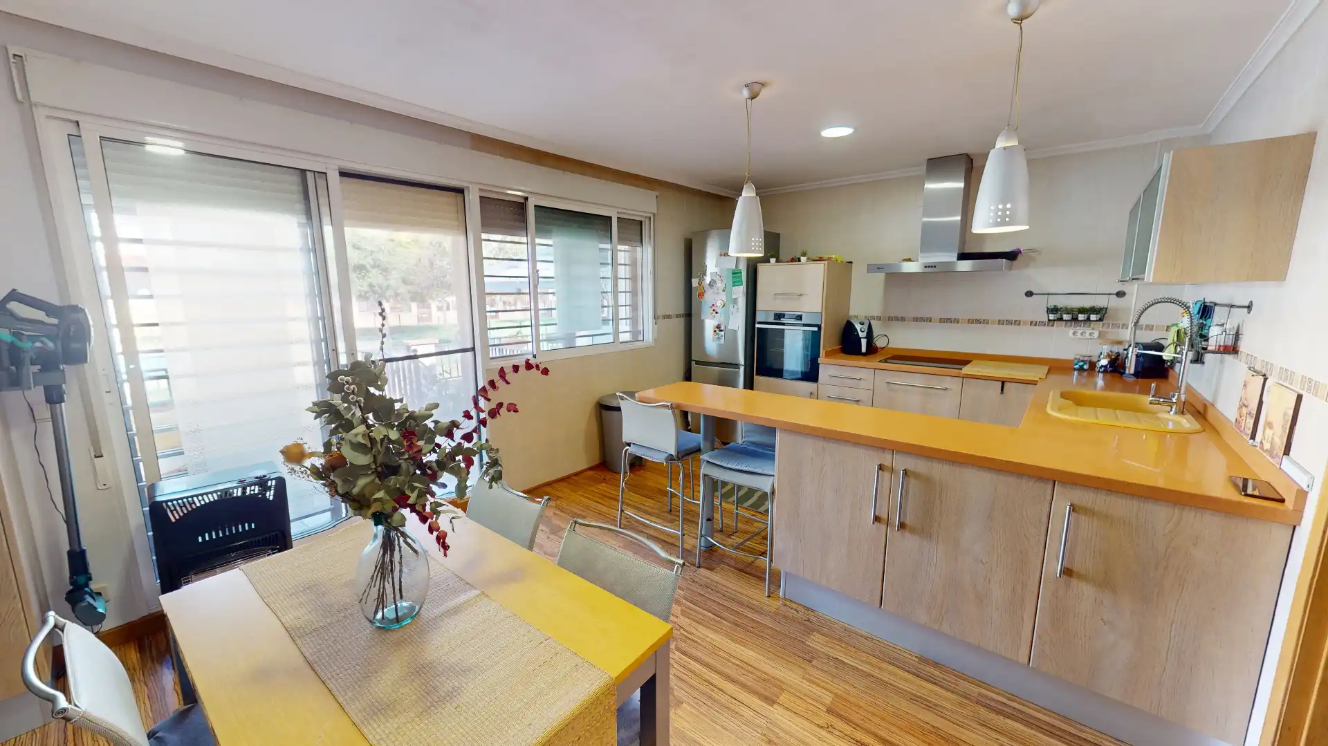 Cocina de Casa adosada en venta en Aspe con Aire acondicionado, Terraza y Amueblado