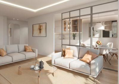 Sala de estar de Ático en venta en Getafe con Aire acondicionado, Calefacción y Terraza