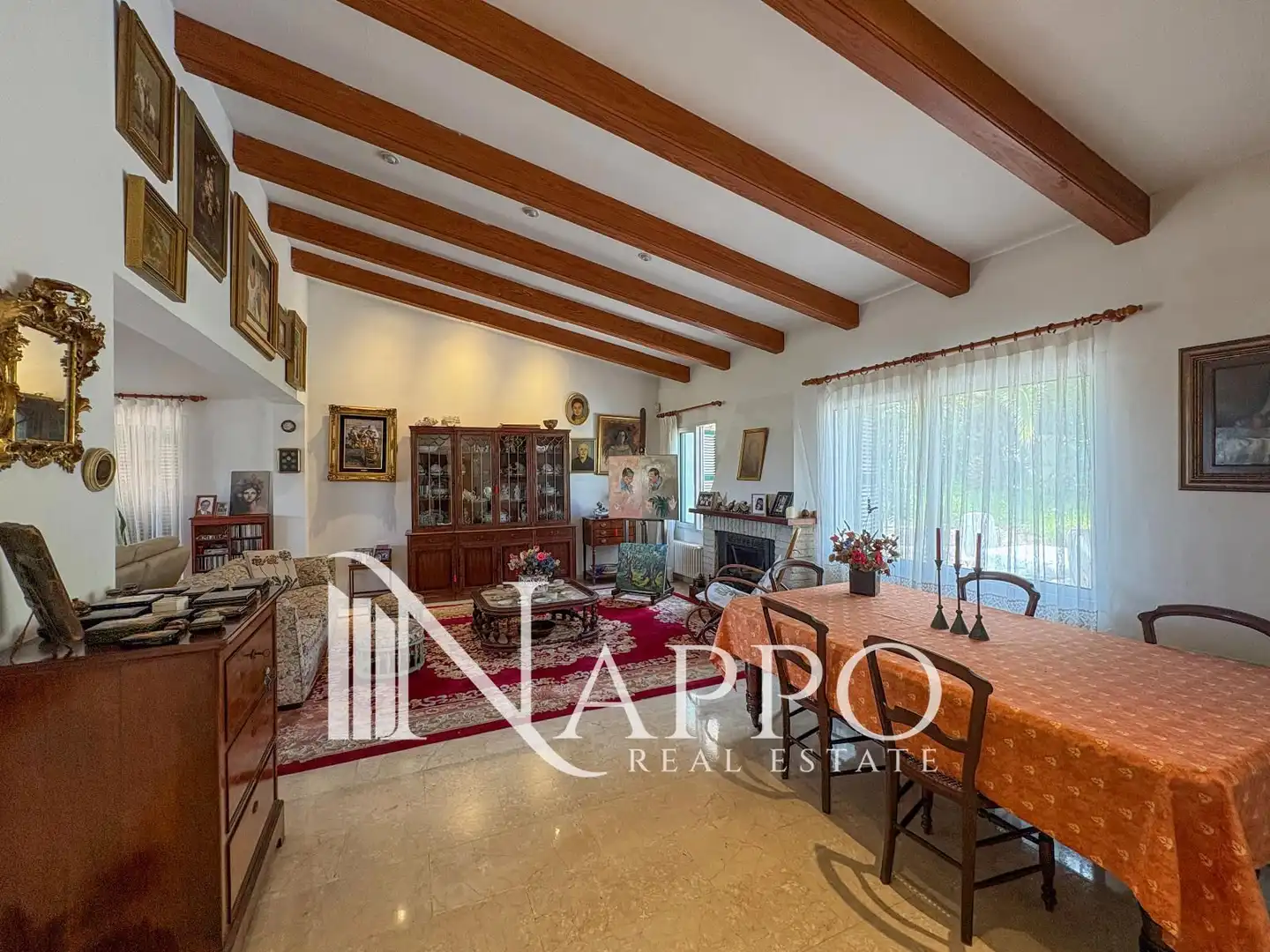 Sala de estar de Casa o chalet en venta en  Palma de Mallorca con Aire acondicionado, Piscina y Amueblado