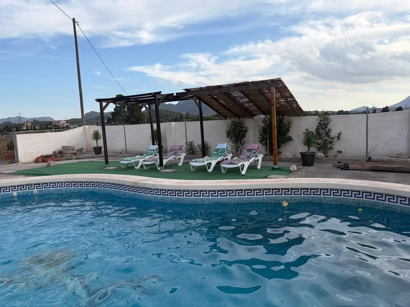 Piscina de Casa o xalet en venda en Sax, Alicante