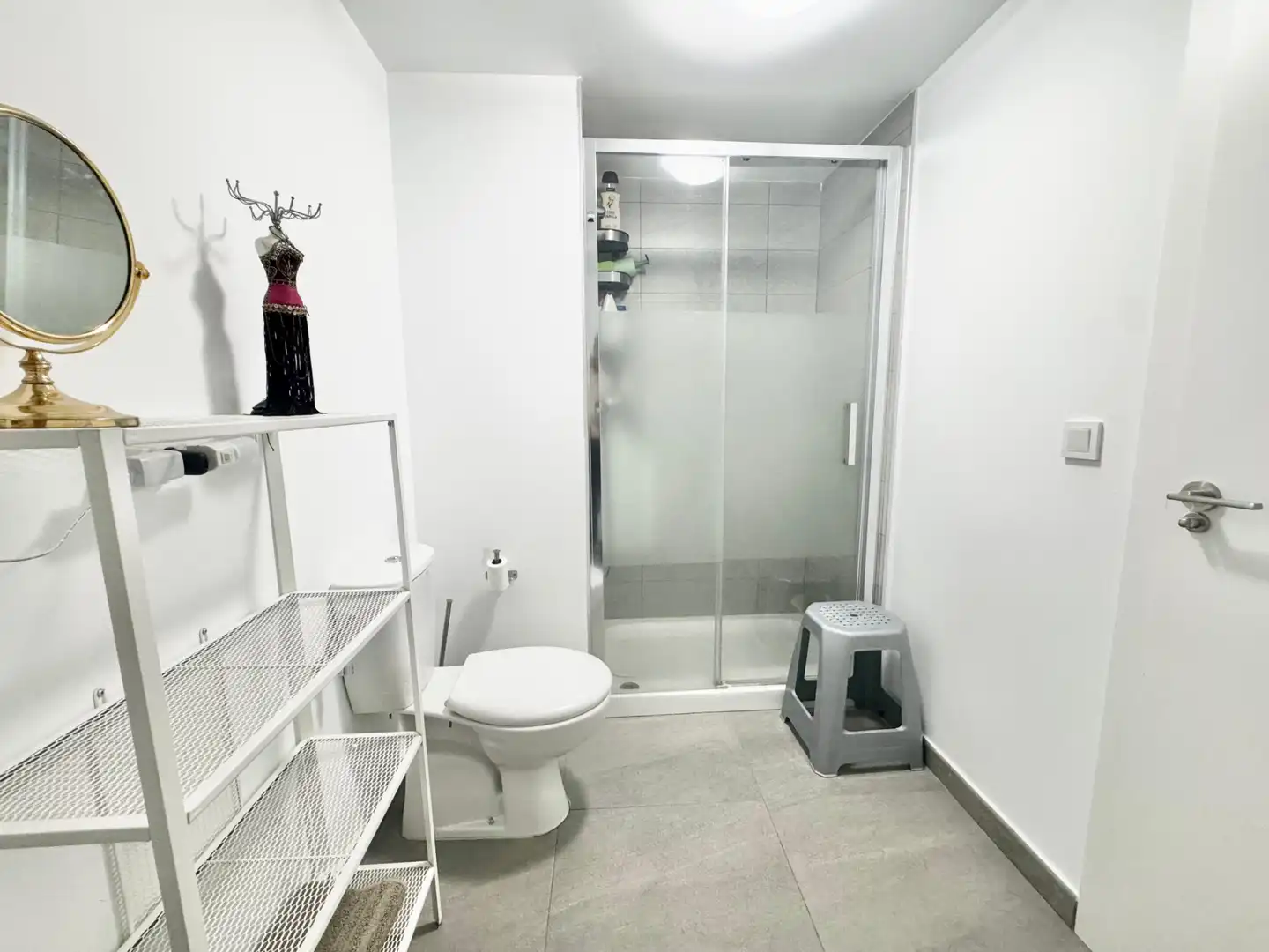 Baño de Apartamento de alquiler en Canet d'En Berenguer con Aire acondicionado, Calefacción y Amueblado