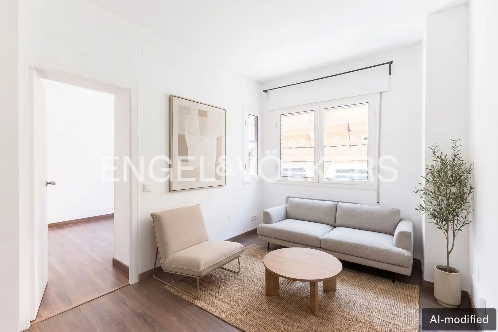 Sala de estar de Piso en venta en Sarrià - Sant Gervasi