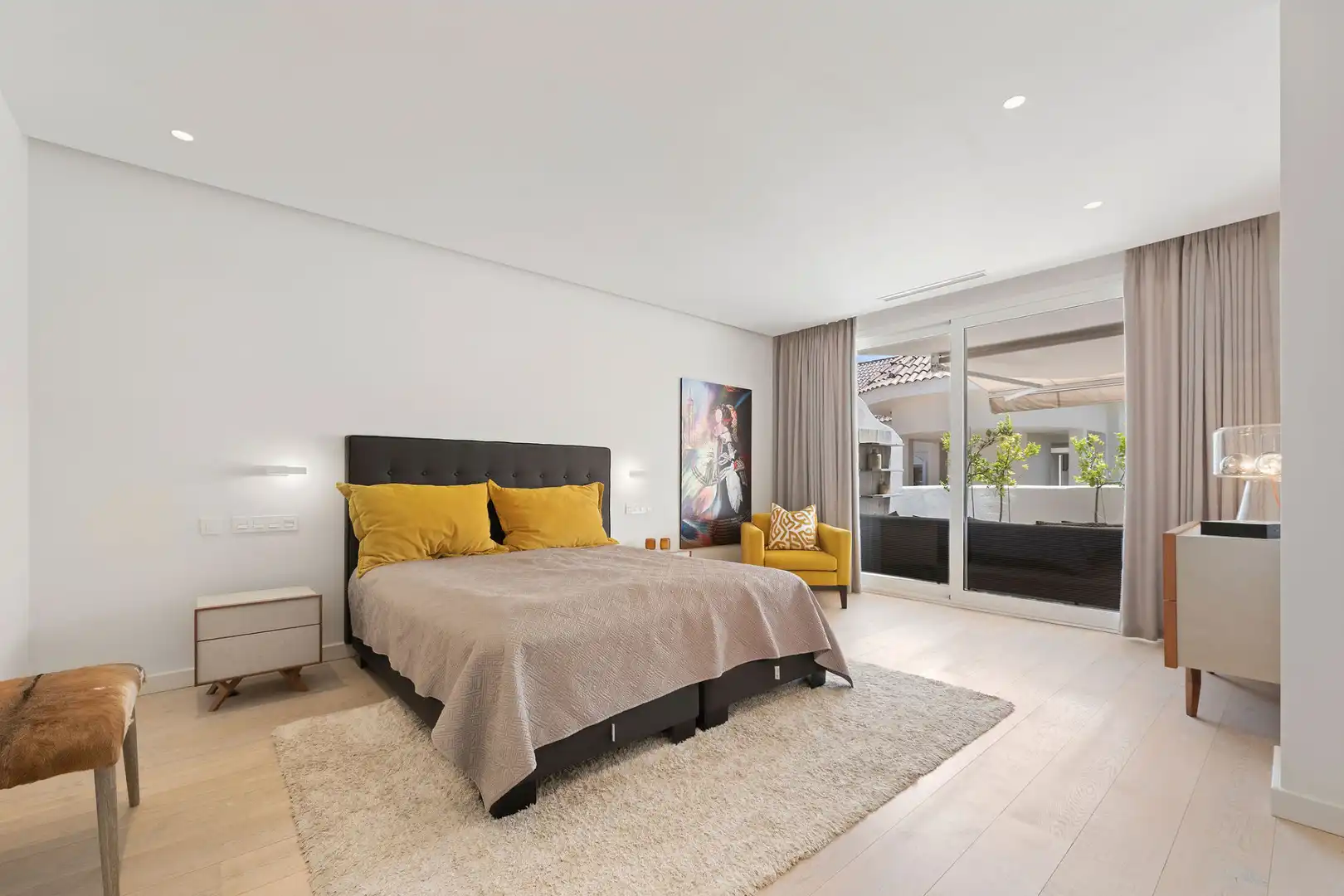Bedroom of Duplexes for sale in Marbella  with Air Conditioner, Private garden and Terrace