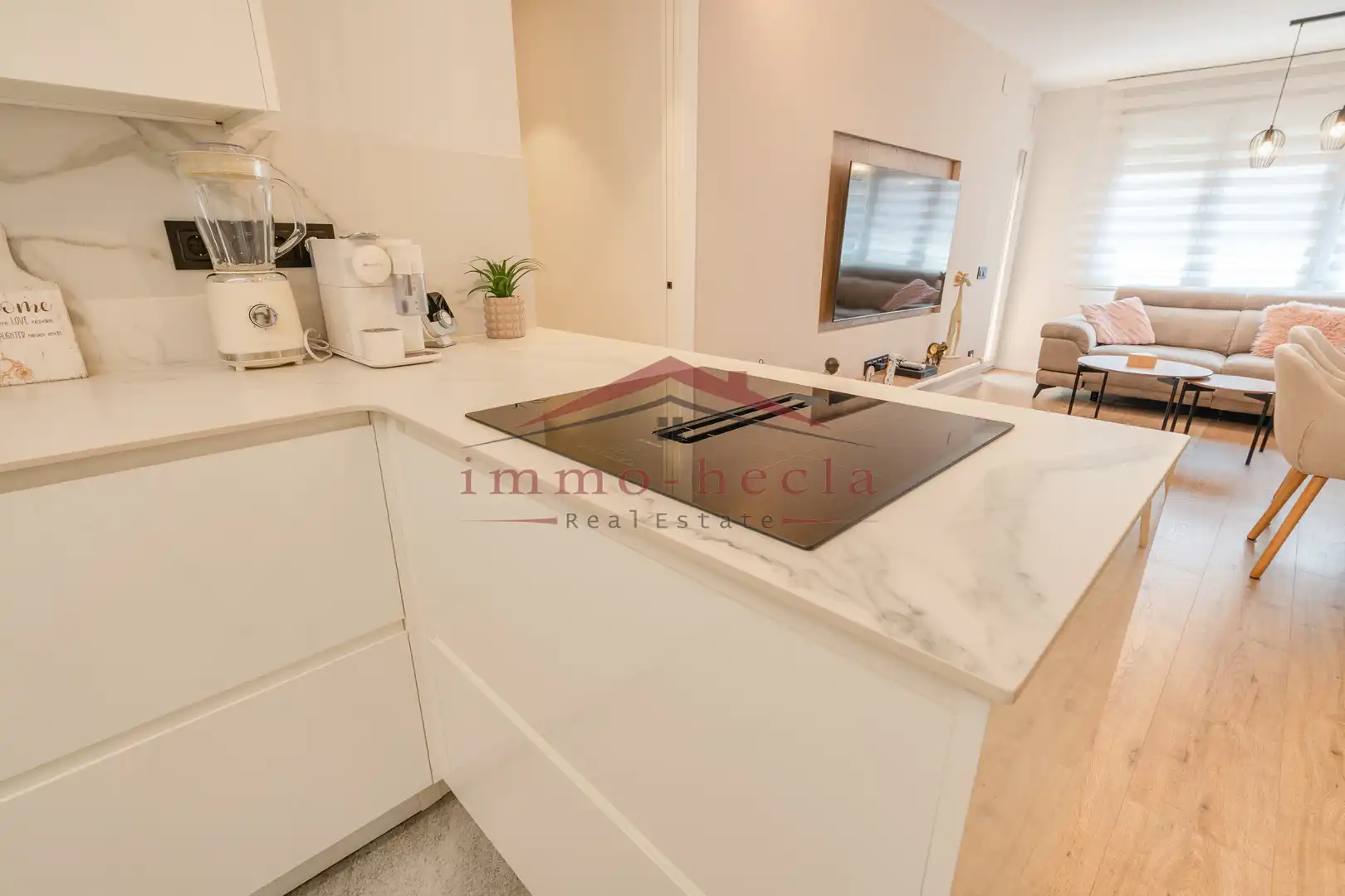 Küche von Wohnung zum Verkauf in Santa Margarida de Montbui mit Heizung und Balkon