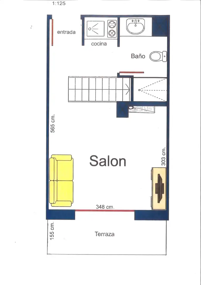Apartament en venda en Alcalá de la Selva amb Calefacció, Terrassa i Moblat
