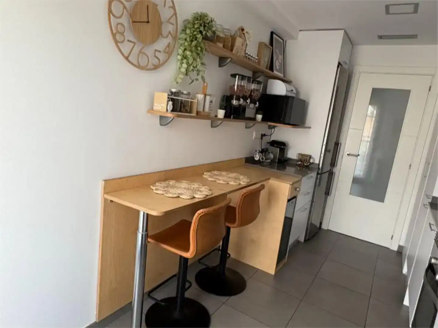 Kitchen of Flat for sale in Sabadell  with Air Conditioner and Swimming Pool