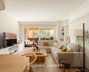 Living room of Flat for sale in  Barcelona Capital  with Air Conditioner, Heating and Terrace
