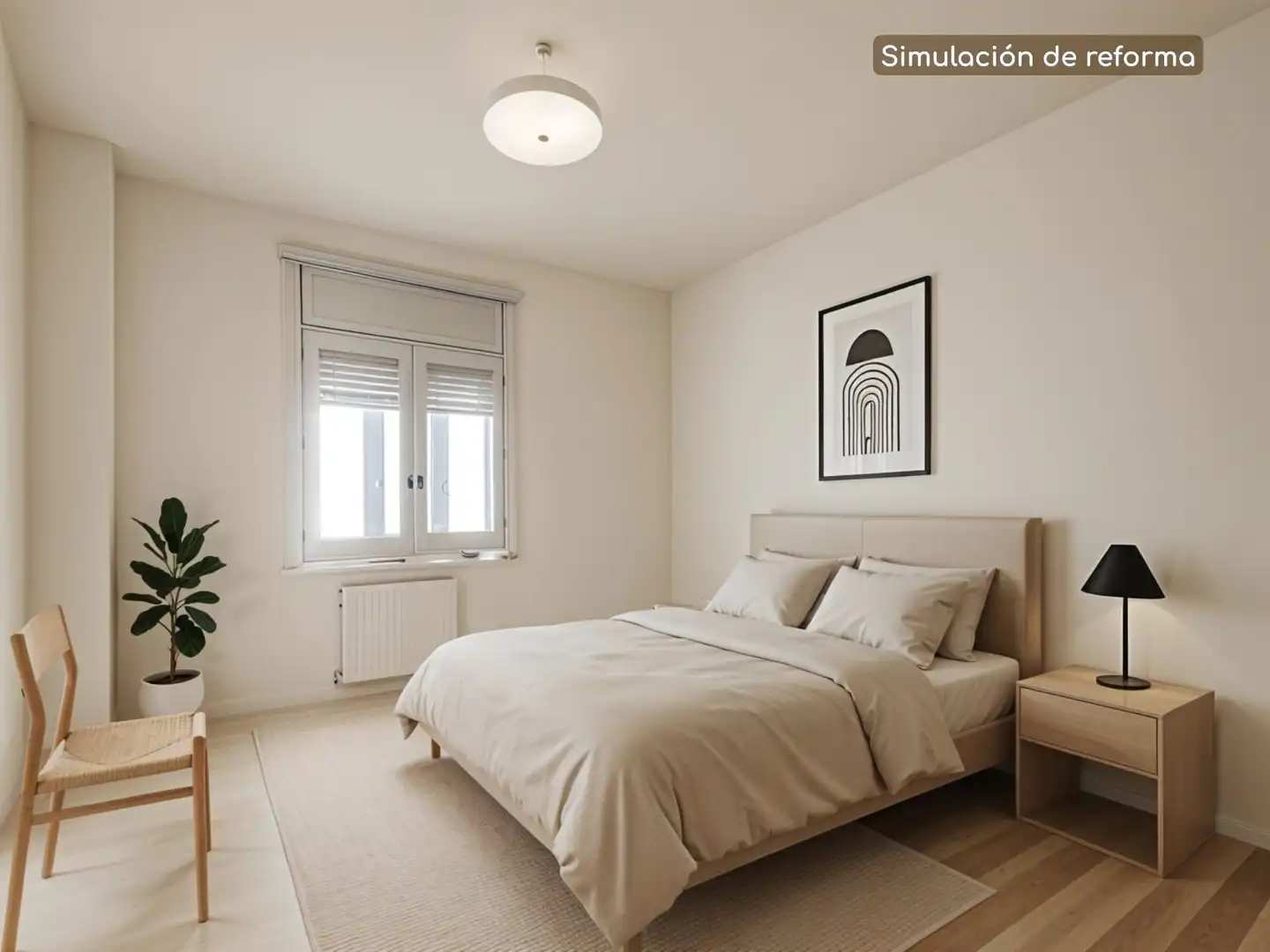 Bedroom of Flat for sale in Zaragoza  with Heating, Terrace and Storage room