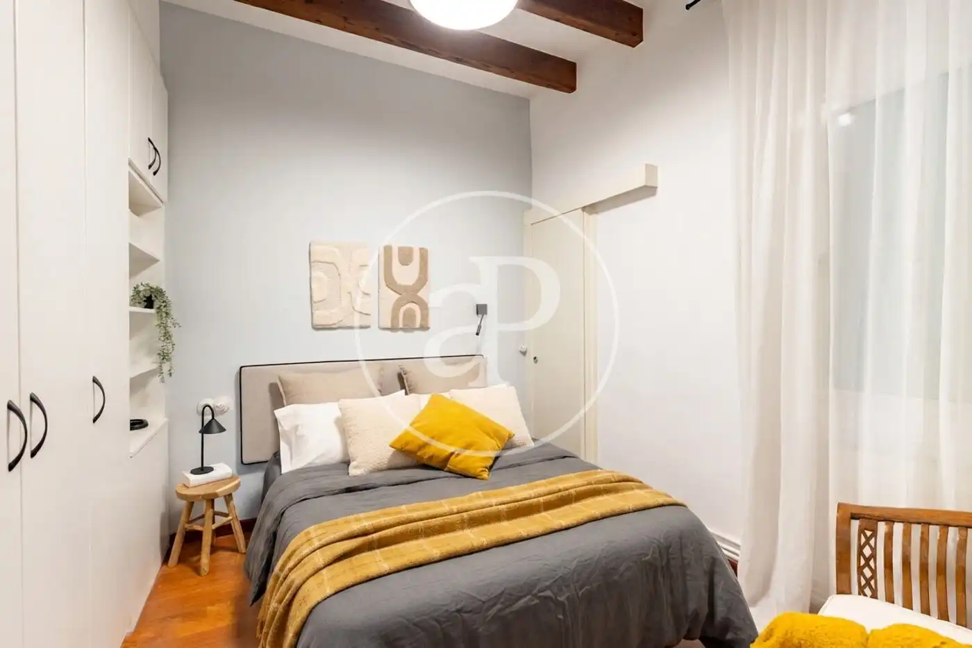 Bedroom of Flat for rent in Barcelona  with Air Conditioner, Heating and Furnished
