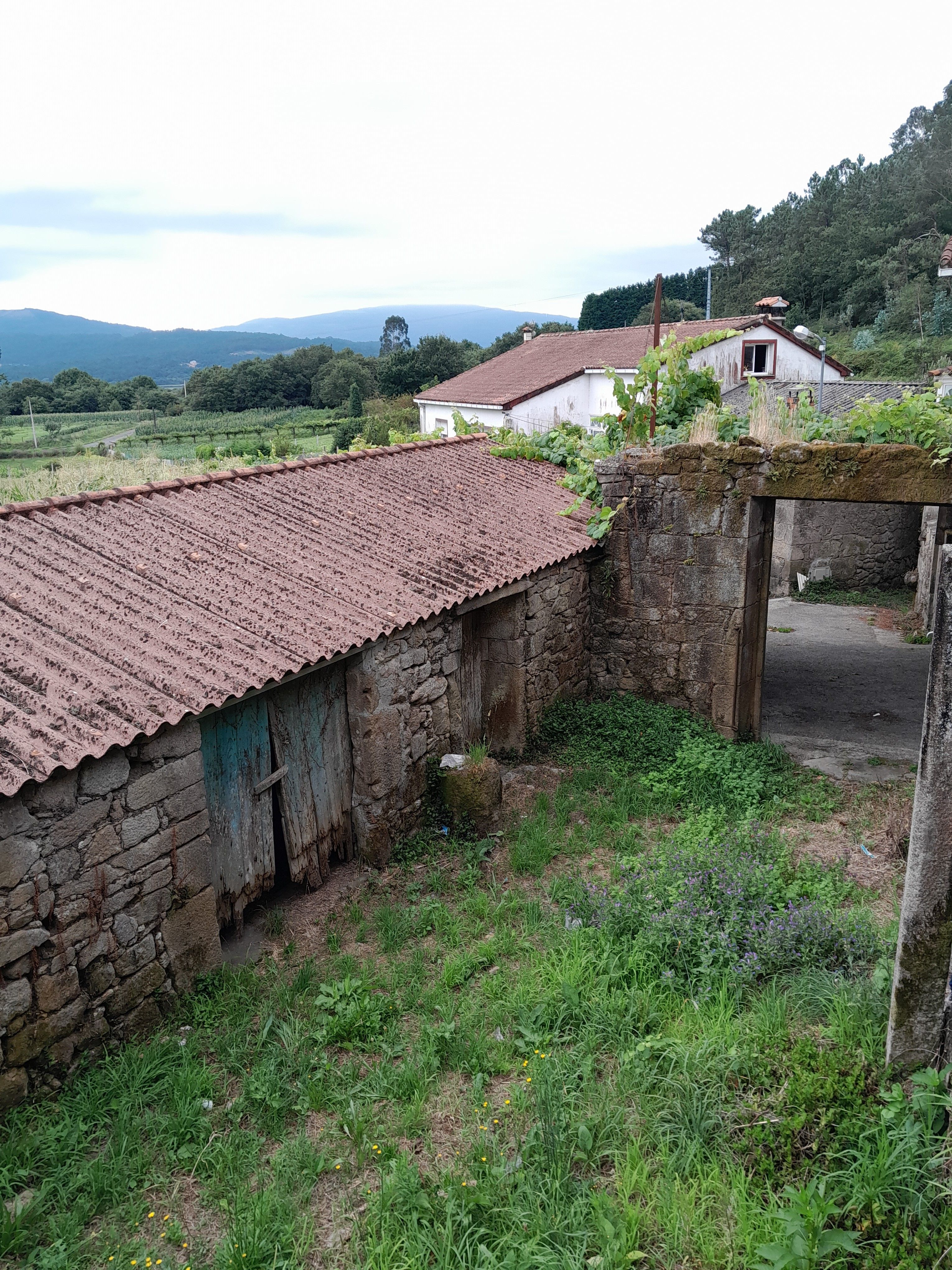 Exterior view of Country house for sale in Dodro  with Private garden, Terrace and Storage room