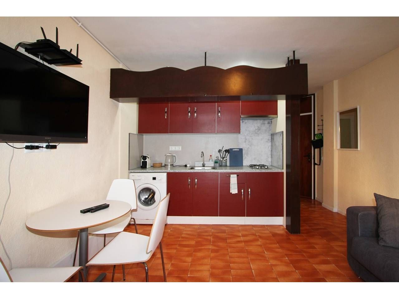 Kitchen of Flat for sale in Lloret de Mar  with Air Conditioner, Heating and Furnished