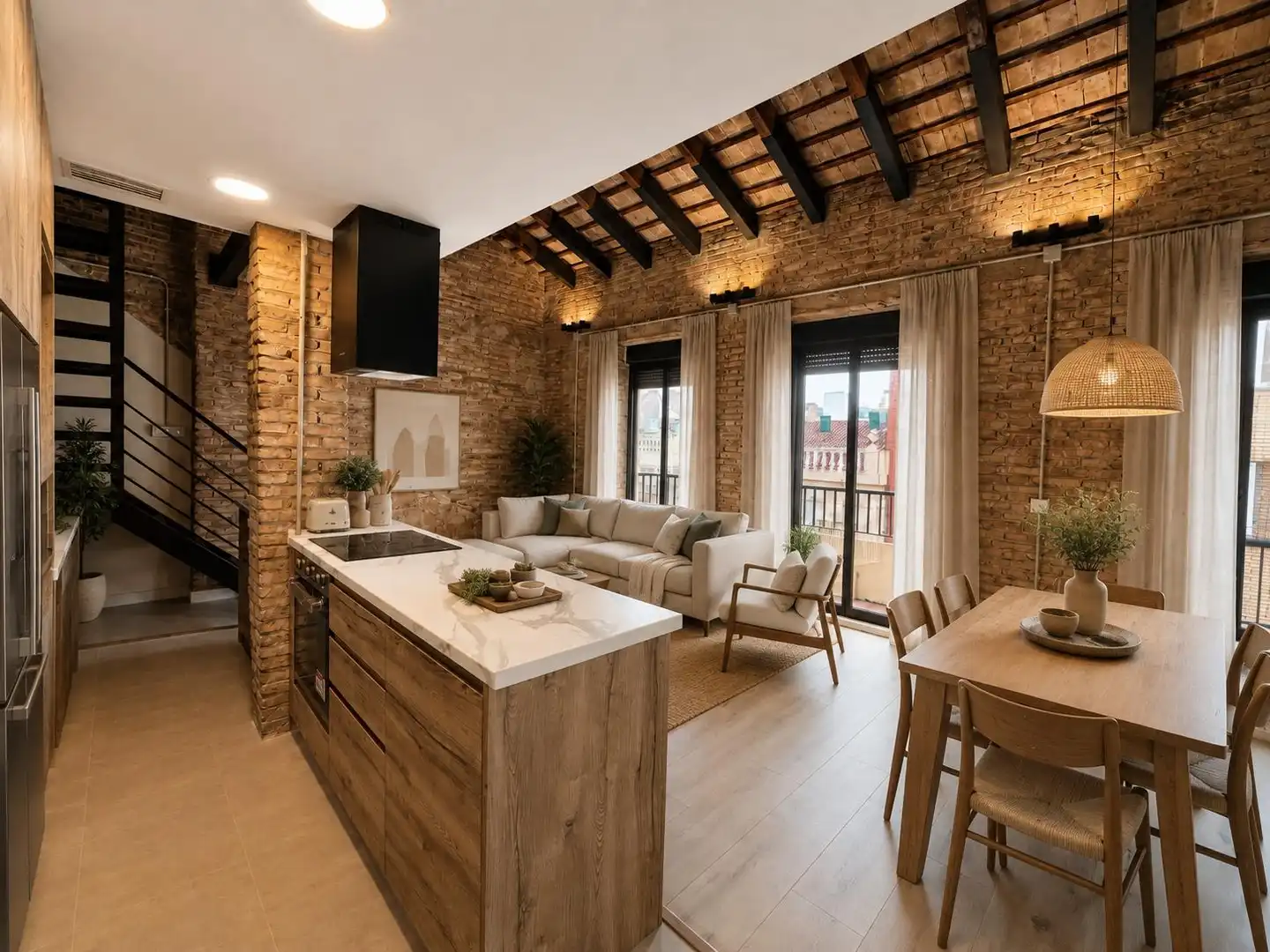 Sala de estar de Ático en venta en Valencia con Aire acondicionado, Calefacción y Parquet