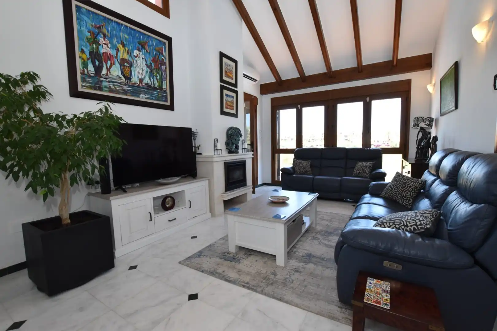 Sala de estar de Casa o chalet en venta en Algorfa con Aire acondicionado, Calefacción y Jardín privado