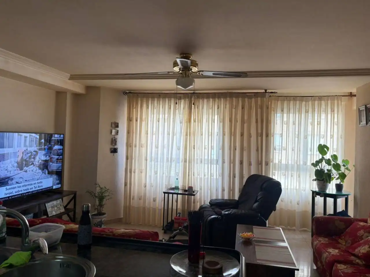 Living room of Flat for sale in Alcoy / Alcoi  with Air Conditioner, Heating and Terrace