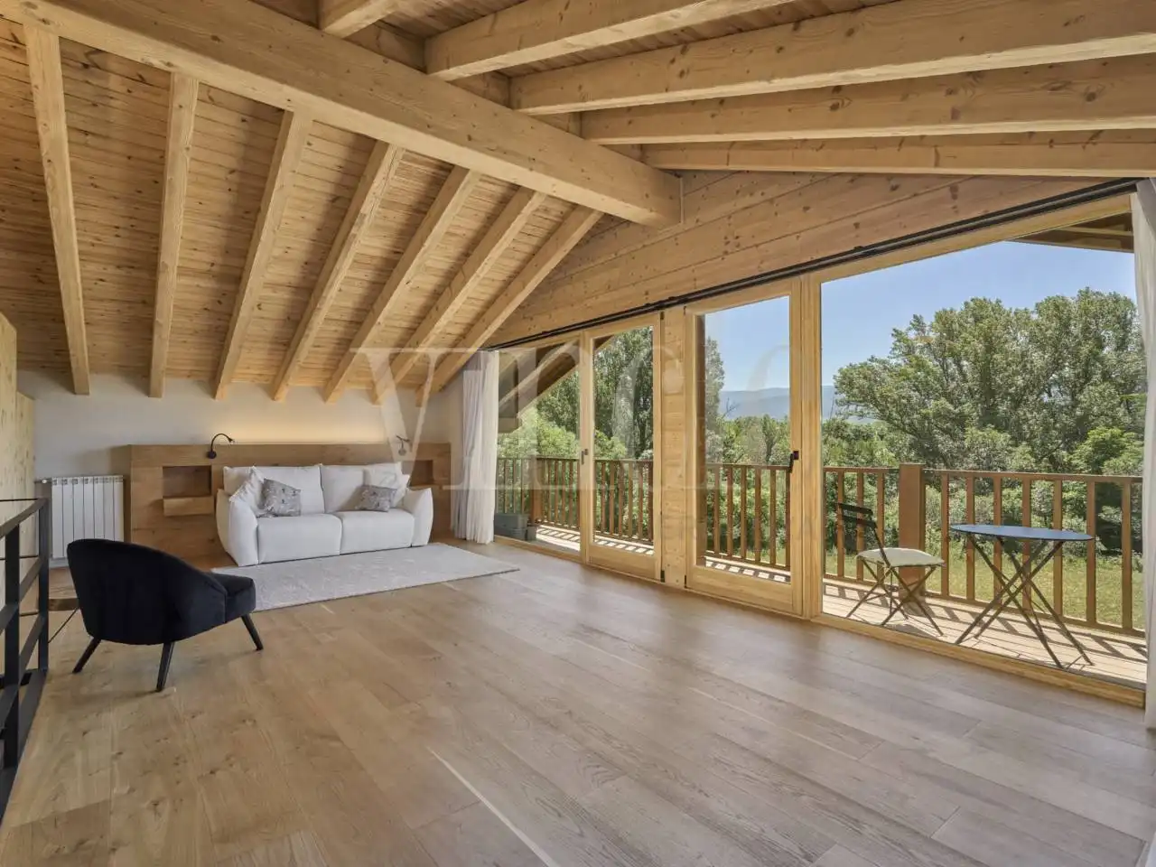 Sala de estar de Casa o chalet en venta en Guils de Cerdanya con Calefacción, Jardín privado y Parquet
