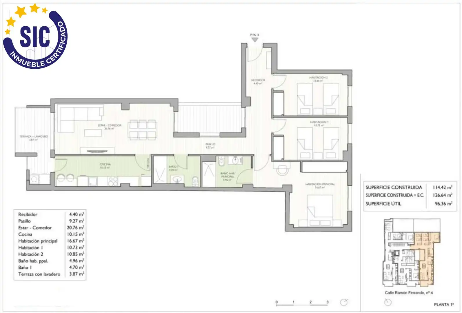 Piso en venta en Paterna con Aire acondicionado, Calefacción y Terraza
