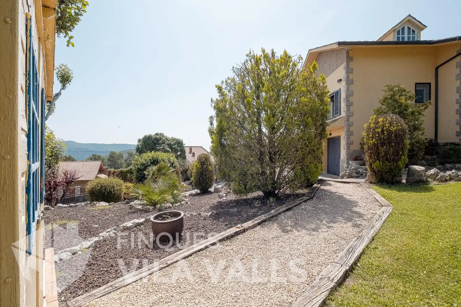 Jardí de Casa o xalet en venda en Sant Quirze Safaja amb Aire condicionat