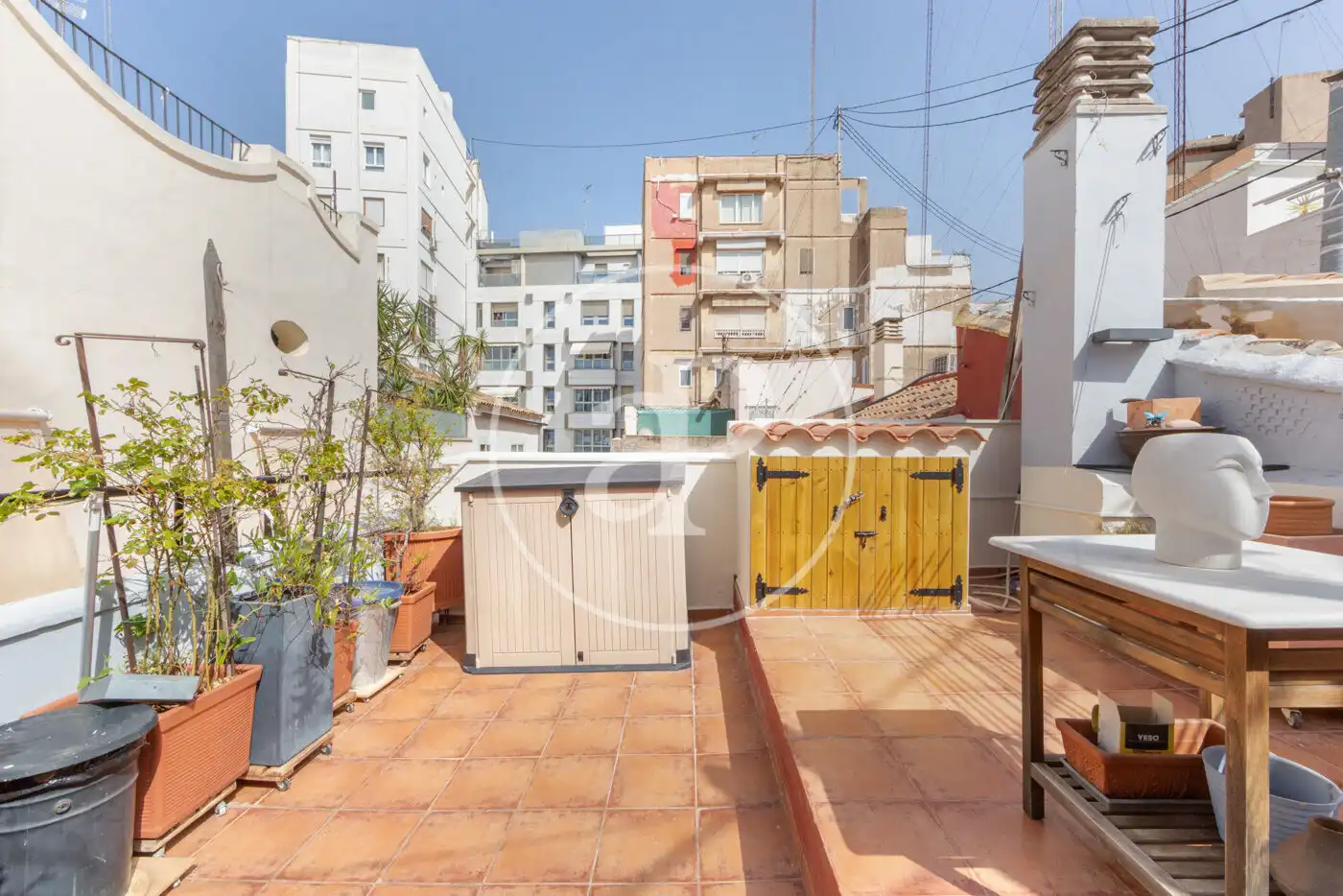 Terrassa de Dúplex de lloguer en Valencia amb Aire condicionat, Calefacció i Traster