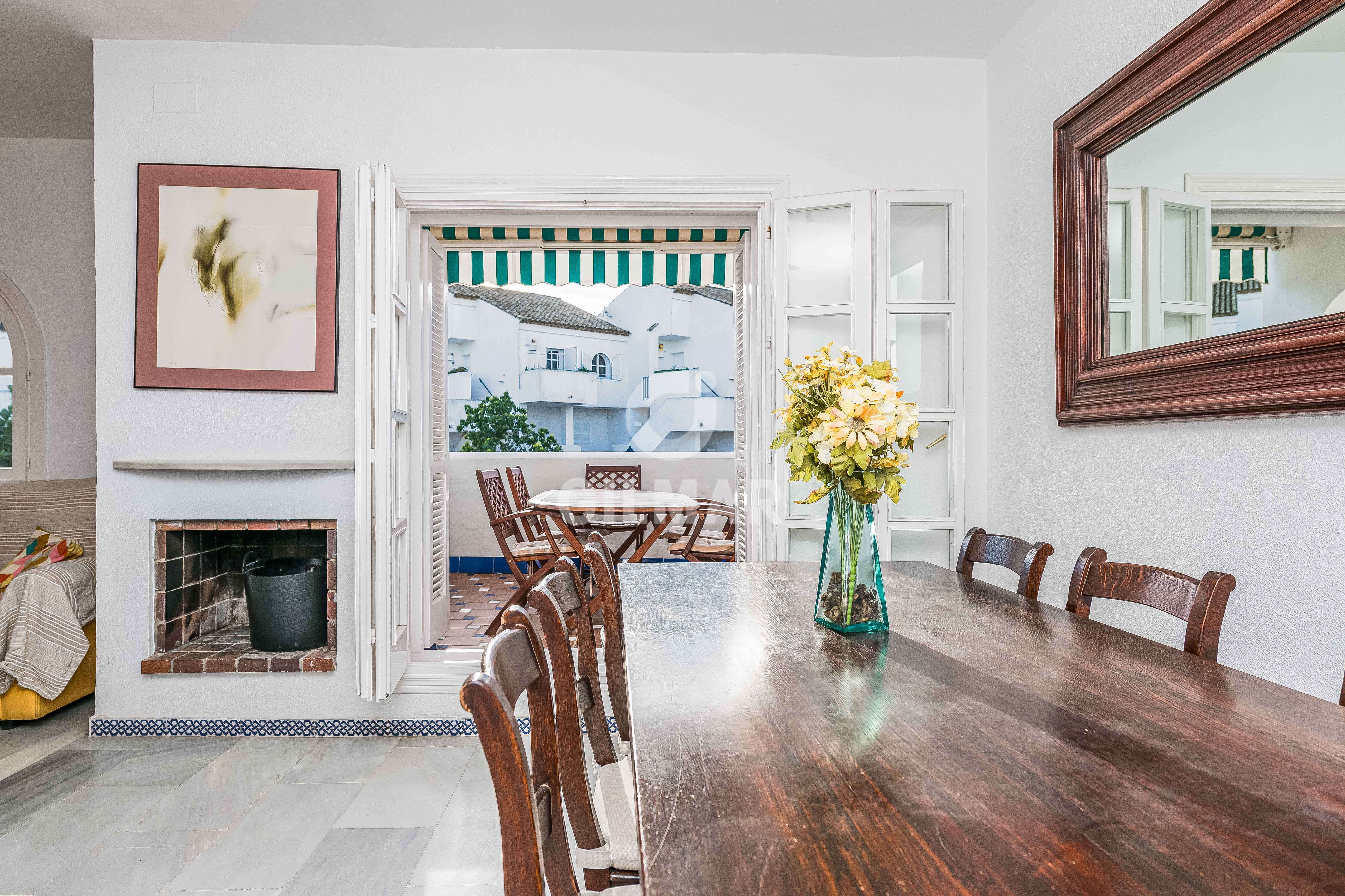 Dining room of Duplex for sale in Chiclana de la Frontera  with Heating, Private garden and Swimming Pool