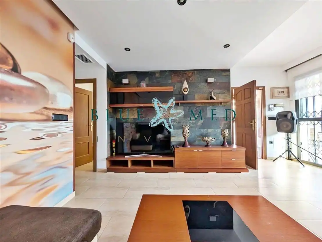 Sala de estar de Casa o chalet en venta en Mazarrón con Aire acondicionado, Calefacción y Terraza