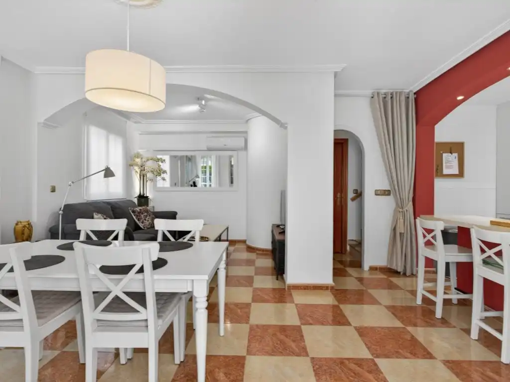 Dining room of Houses for sale in Orihuela  with Air Conditioner, Private garden and Furnished