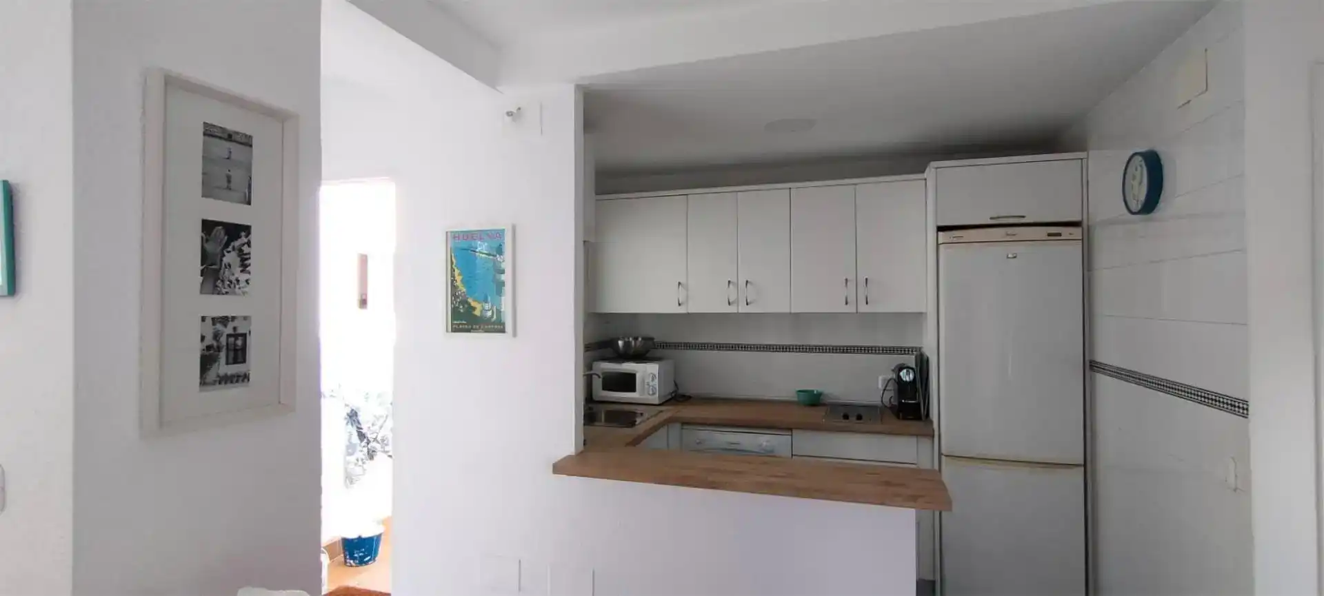 Küche von Maisonette zur Miete in El Rompido mit Schwimmbad und Balkon