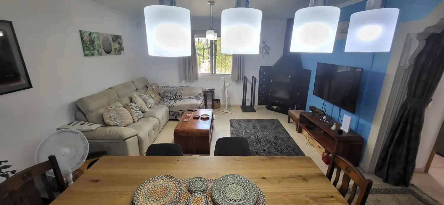 Sala de estar de Casa o chalet en venta en Roquetes con Aire acondicionado, Calefacción y Jardín privado