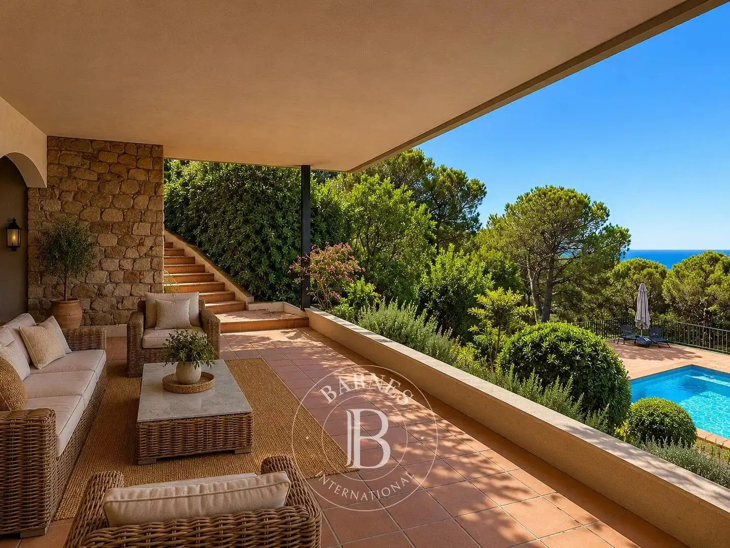 Terrassa de Casa o xalet en venda en Cabrils amb Aire condicionat, Calefacció i Jardí privat