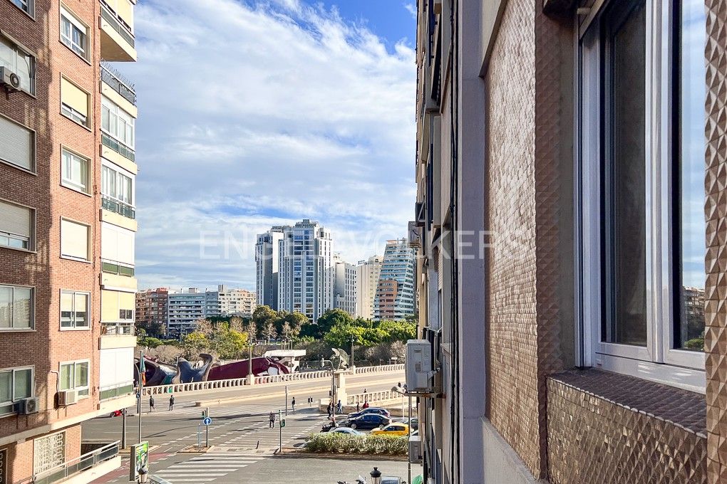 Vista exterior de Pis de lloguer en  Valencia Capital amb Aire condicionat, Calefacció i Moblat