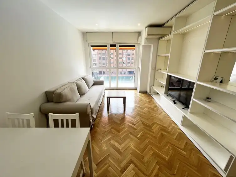 Sala d'estar de Pis de lloguer en Madrid amb Aire condicionat, Calefacció i Parquet