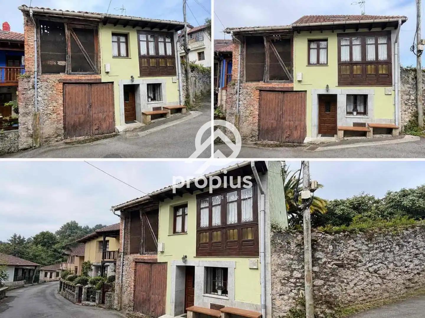 Vista exterior de Casa adosada en venta en Llanes con Calefacción, Trastero y Amueblado